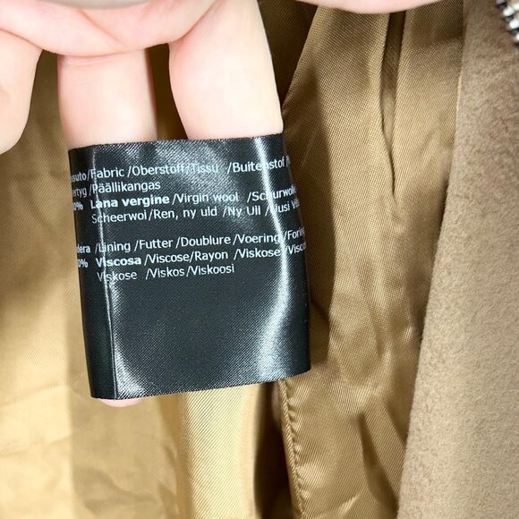 Cinzia Rocca Virgin Wool Coat Size 6 - Picture 11 of 11